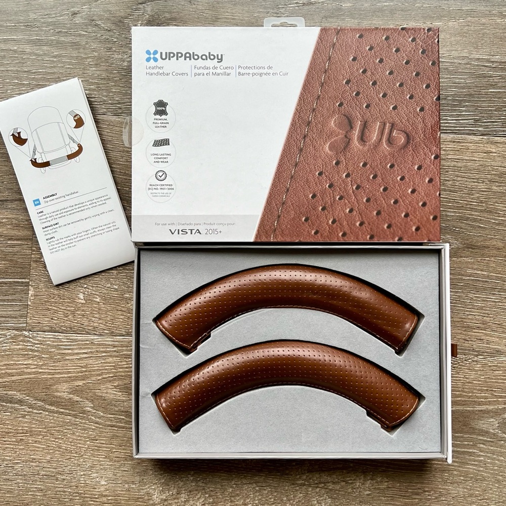 Uppababy Leather Handlebar Cover (Saddle)